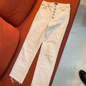 Abercrombie - Ultra High Rise Jeans (White) - 27